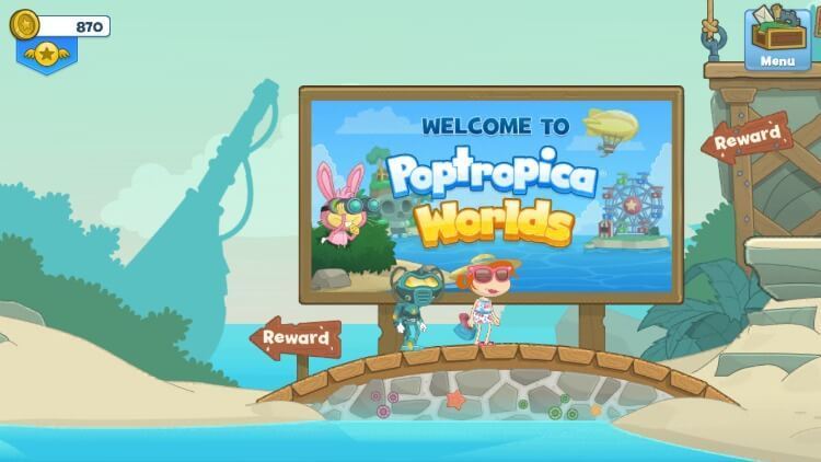 Is poptropica a learning game